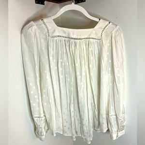 Fun Ann Taylor polka dot shirt